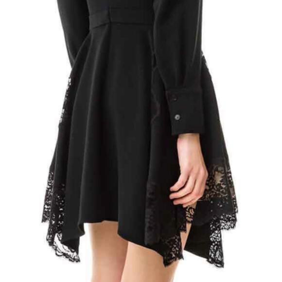 Stella McCartney Celeste Dress Women's Size 38 Black Long Sleeve Luxury Designer - Picture 3 of 11